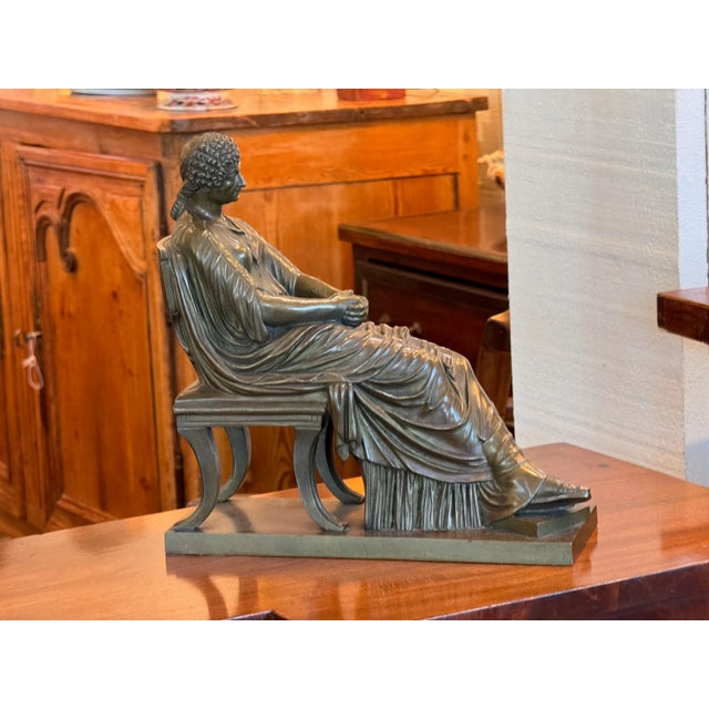 Recumbent Figure Bronze Sculpture For Sale - Image 4 of 8