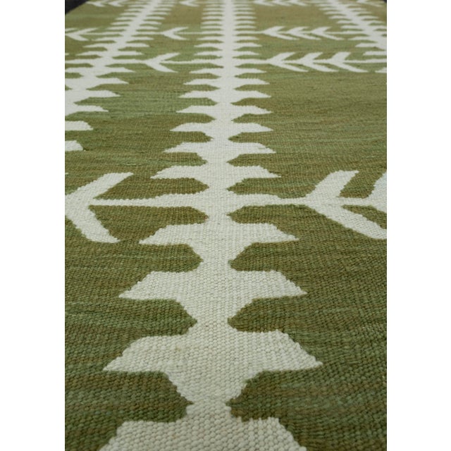 Early 21st Century Turkish Kilim Oriental Handmade Flatweave 3' x 4'6" #18157 For Sale - Image 5 of 8