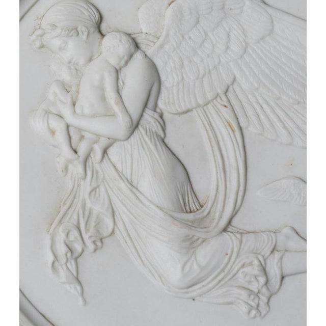 19th Century Neoclassical Medals in Biscuit Porcelain, Italy, Set of 4 For Sale - Image 6 of 7