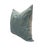 Pair of handcrafted pillows fashioned with Carleton V Kilanga in Green/Blue fabric on the front and backed in a flax...