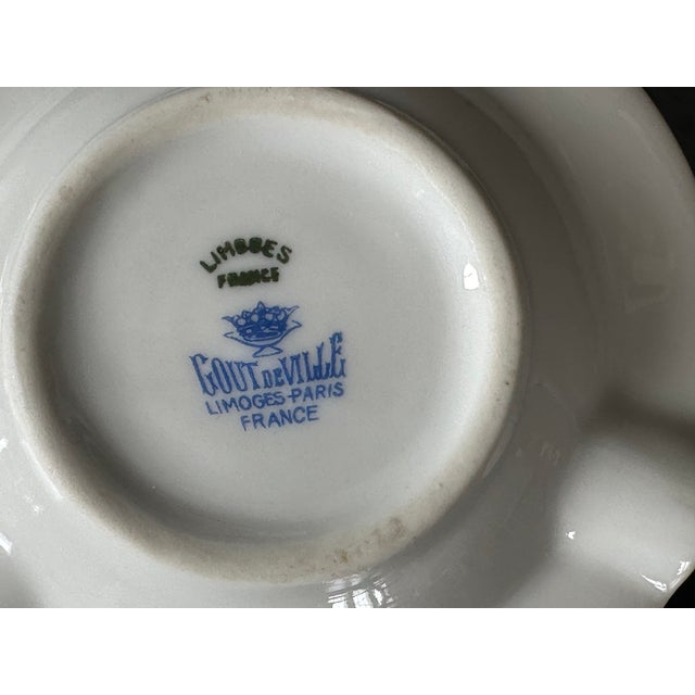 Vintage French Limoges Ashtray Catchall Set of 2 For Sale - Image 10 of 18