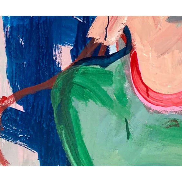 Contemporary The Young Gertrude Stein by Patricia Zinsmeister Parker Painting For Sale - Image 4 of 4