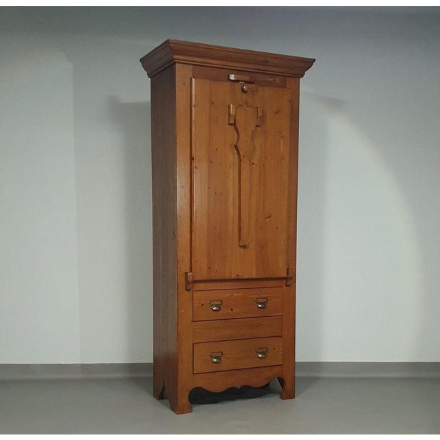 Cupboard with Fold-Down Table For Sale - Image 4 of 18