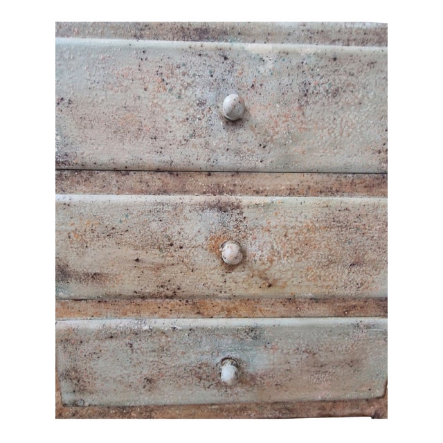 Small Patinated Chest of Drawers, 1970s For Sale - Image 4 of 11
