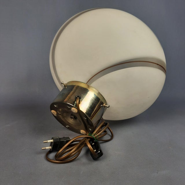 Murano Glass Spiral Table Lamp from Venini, 1970s For Sale - Image 10 of 18