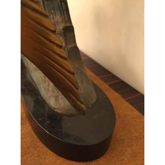 1940s French Art Deco Bronze Bird Sculpture For Sale - Image 10 of 10