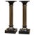 Black Antique Swedish Neoclassical Late Empire Pedestals - a Pair For Sale - Image 8 of 8