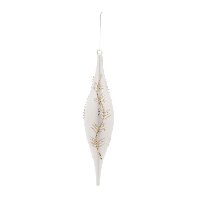 Make a bold statement this holiday season with this set of 6 Large Glass Ornaments. Towering at 12 inches, these elegant...