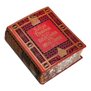 Fascinating Kelly's Handbook to the Titled, Landed and Official Classes 1914 Antique Book History For Sale