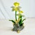 Mid-Century Italian Capodimonte Style Porcelain Yellow Daffodil Decorative Object For Sale - Image 10 of 11