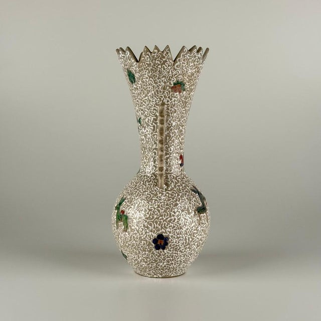 Decorative Ceramic Vase by G. Molaroni, 1960 For Sale - Image 3 of 18