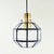Stunning mid-century modern octagonal glass pendants/ceiling lights from limburg, germany's leading glasswork, renowned...