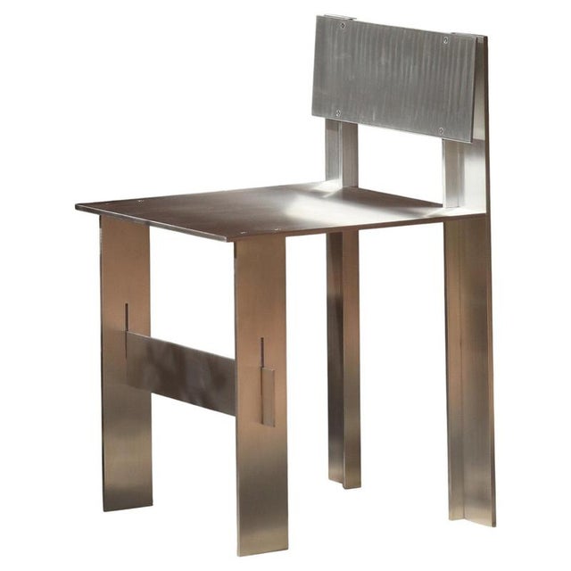 Soft Futurism Al Chair in Aluminum and Stainless Steel by Filippo Andrighetto For Sale - Image 13 of 13