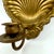 Mid 20th Century Vintage Brass Scallop Shell Candle Wall Sconce For Sale - Image 5 of 10