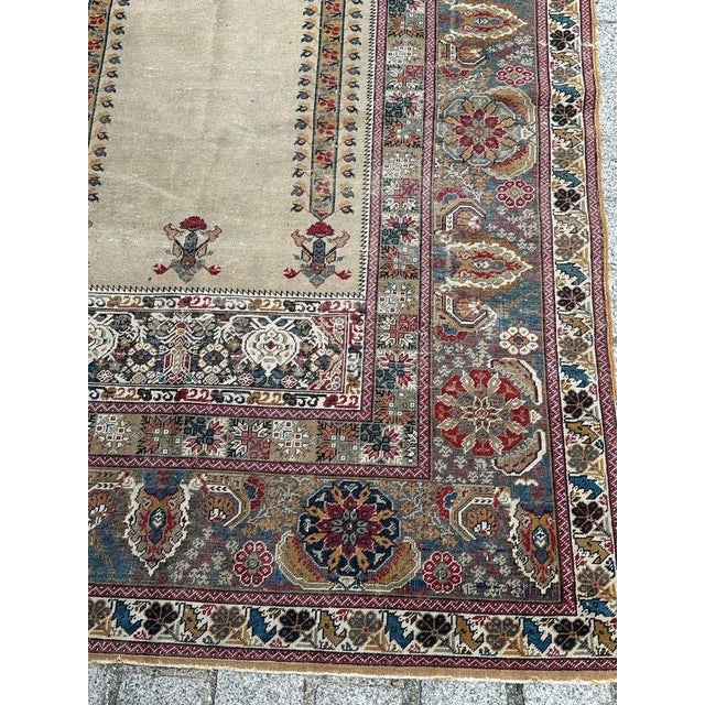 Antique Turkish Panderma Prayer Rug, 1800s For Sale - Image 3 of 18