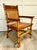 Vintage Bamboo, Rattan & Wood Lounge Chairs With Ottoman, Set of 3 For Sale In Los Angeles - Image 6 of 18