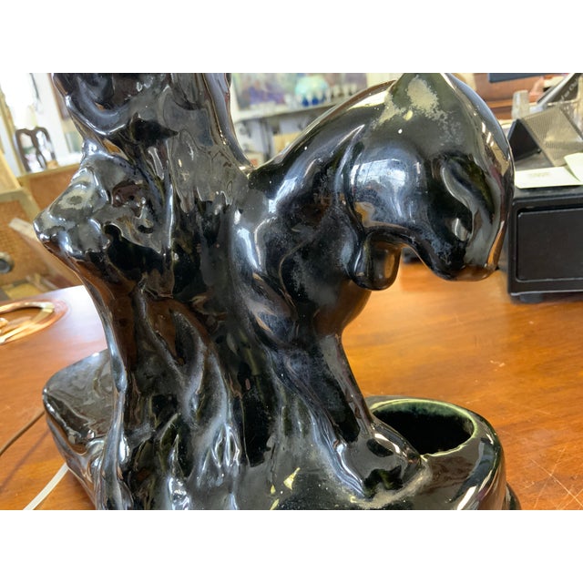 Mid 20th Century Crouching Panther Tv Lamp For Sale In New York - Image 6 of 11