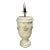Large Custom White European Terracota Anduse Urn Lamp - Pair Available For Sale