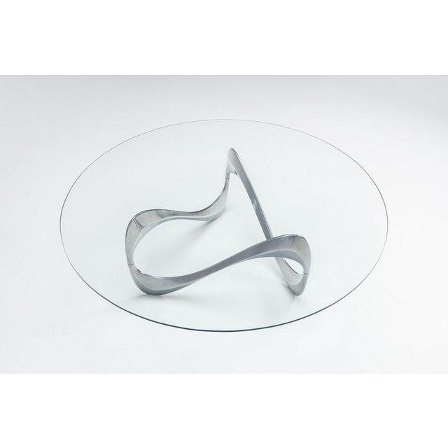 Snake Coffee Table attributed to Knut Hesterberg for Ronald Schmitt, Germany, 1965 For Sale - Image 6 of 14