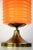 Mid-Century Orange Glass Table Lamp, 1960s For Sale - Image 4 of 18