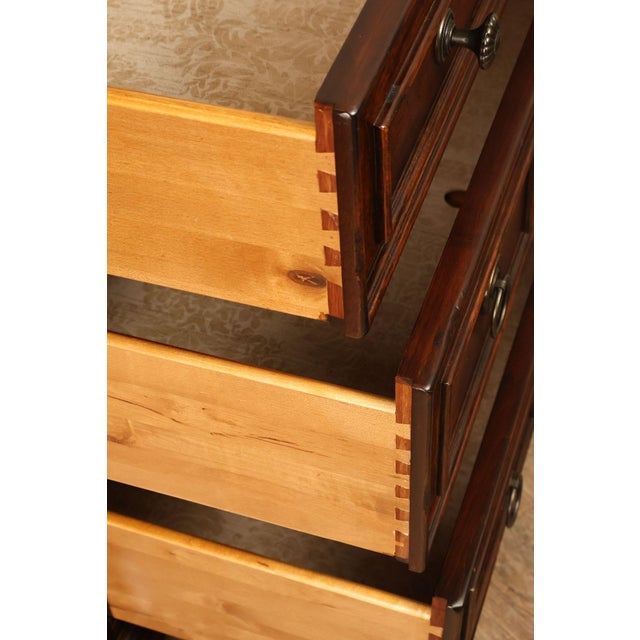 Grafton Street Mahogany Pair of Bedside Chests Nightstands For Sale - Image 12 of 18