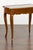 French French 19th Century Walnut Side Table with Leather Top and Long Lateral Drawer For Sale - Image 3 of 12