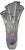 11 3/4 In. Vintage 24 % Lead Crystal Amethyst Purple Art Glass Handkerchief Ruffle Vase For Sale - Image 15 of 17
