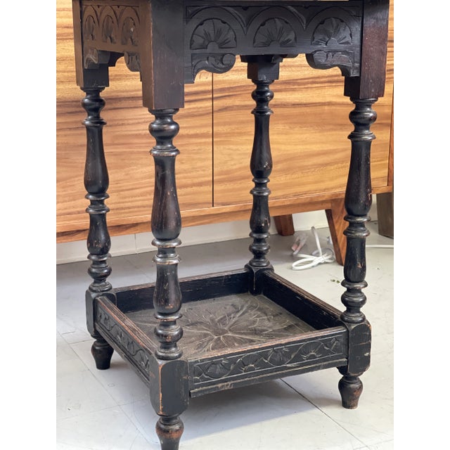 Mid-Century Modern 1970s Antique Table Stand Uk Import For Sale - Image 3 of 9