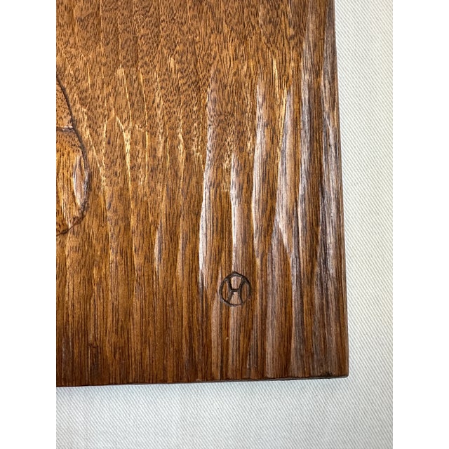 Vintage Gentleman Profile Bas-Relief Portrait in a Wood Carved Plaque Wall Hanging For Sale - Image 6 of 9