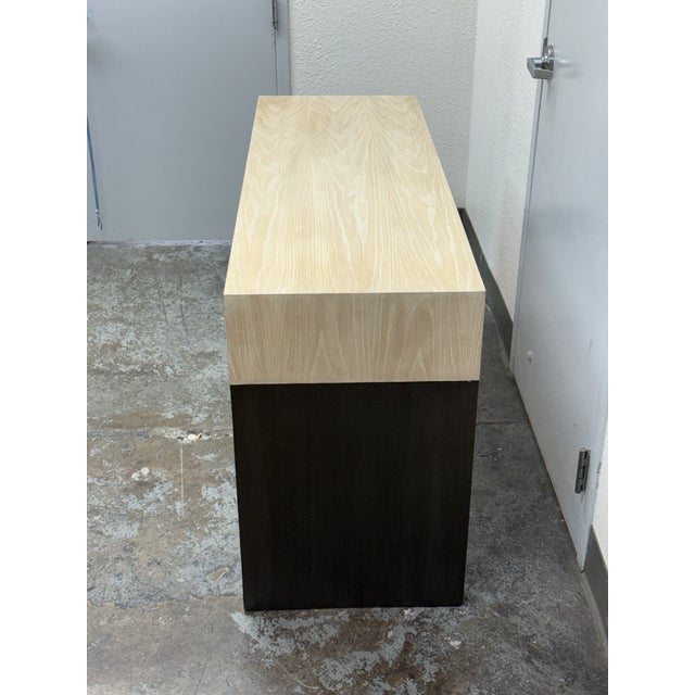 Modern Bespoke Waterfall Console Table For Sale - Image 4 of 12