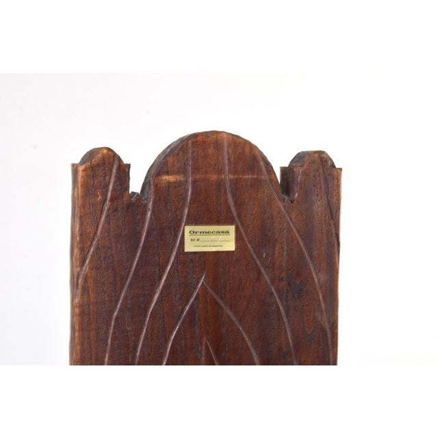 Spanish High Back Chair with Jesus and Apostles from Ormecasa, 1970s For Sale - Image 12 of 13
