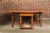 English English 19th Century Pine Drop-Leaf Table with Oval Top and Turned Legs For Sale - Image 3 of 12