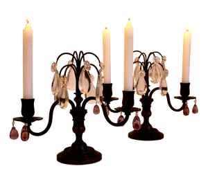 Girandole Candelabras, 1890s, Set of 2