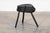 19th Century French Ebonised Vernacular Elm Chopping Block Table For Sale - Image 5 of 12