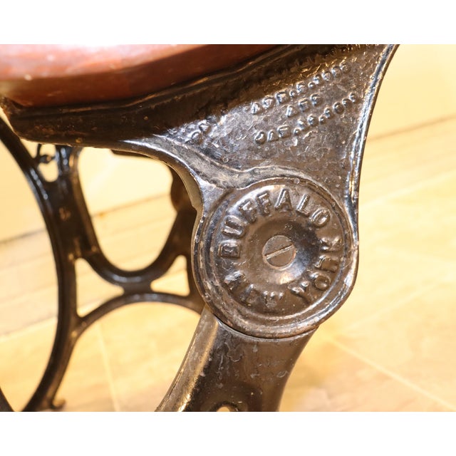 Set of Three Antique American School Desks by Buffalo Metal Company & American Seating Company, Circa 1895–1935 For Sale - Image 12 of 18