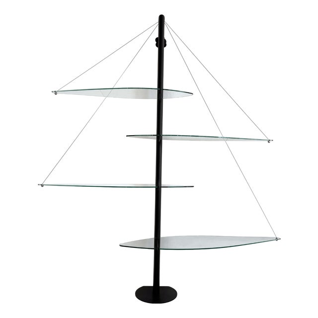 Vintage Italian Fiordiluna Floating Shelf by Tobia Scarpa for Goppion, 1991 For Sale