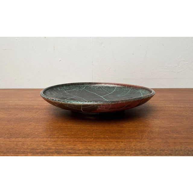 Art Deco German Studio Pottery Wall Plate by Richard Uhlemeyer, 1940s For Sale - Image 13 of 15