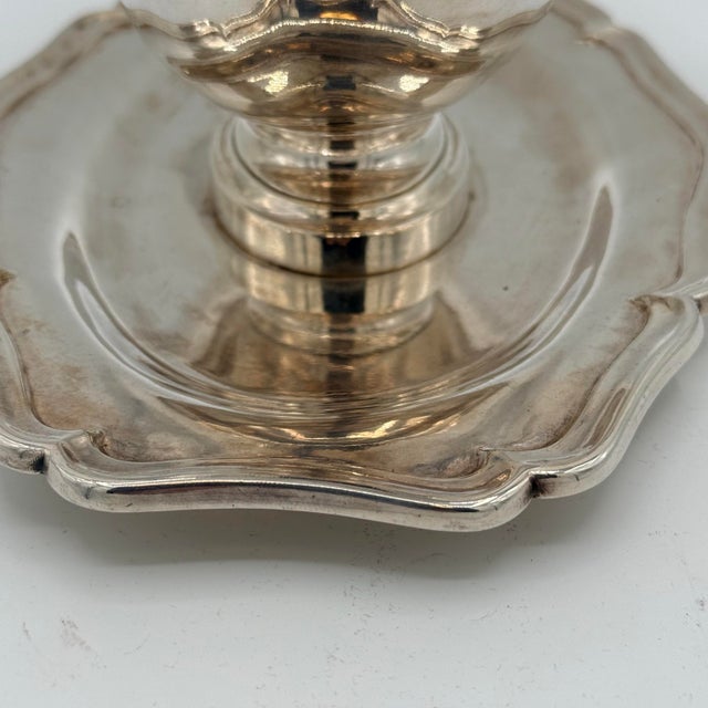 Christofle Antique Christofle French Silverplate Gravy Boat With Attached Underplate For Sale - Image 4 of 9