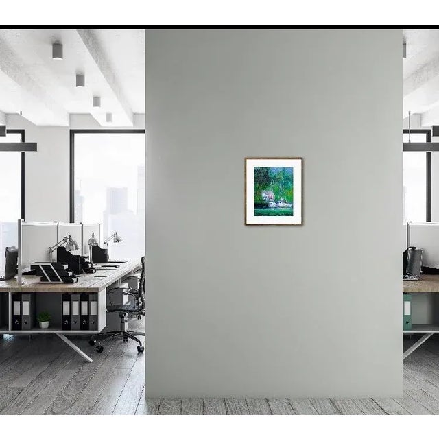 "Noyo Harbor" Contemporary Landscape Oil Painting For Sale - Image 9 of 12