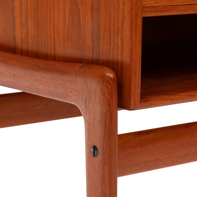 Vintage 1960s Arne Vodder Teak Side Tables for Vamo Sonderborg - Pair For Sale In San Francisco - Image 6 of 18