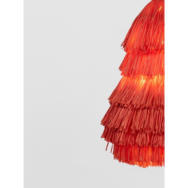 With their bulky silhouette and rustling fringes, the FRAN lights are reminiscent of a piñata. While their cable becomes...