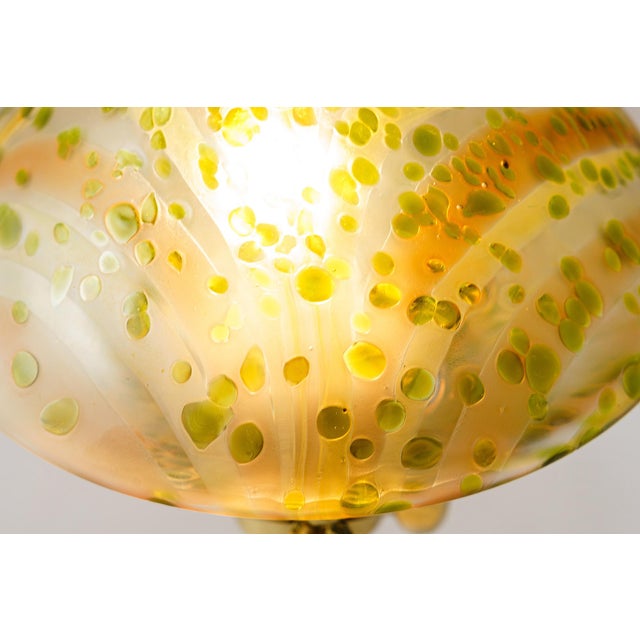 Antique Table Lamp with Loetz Glass Shade, 1908 For Sale - Image 16 of 17