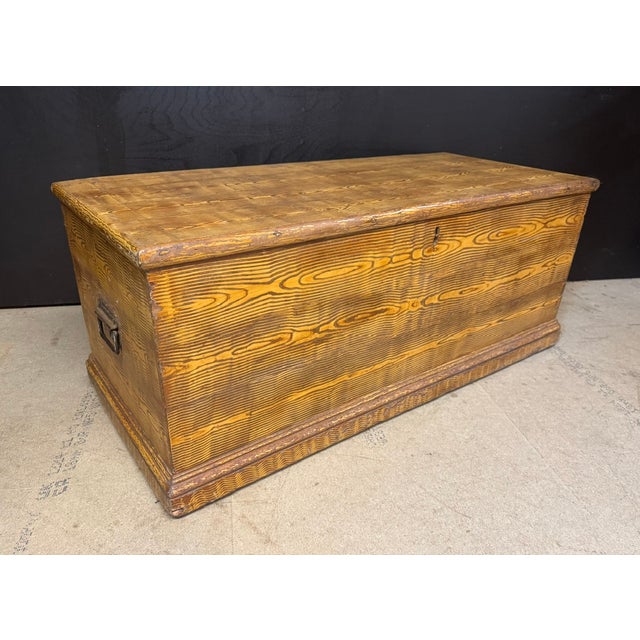 Early Welsh Pine Chest, 1850 For Sale - Image 3 of 10