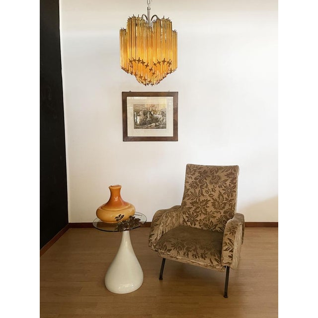 Modern Quadriedri Glass Chandelier, 1990s For Sale - Image 11 of 18