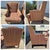2010 Stratford Caye Large-Scale Modern Wingback Arm Chairs Brown Striped Upholstery - A Pair For Sale In Washington DC - Image 6 of 10
