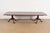 English Henredon Georgian Flame Mahogany Double Pedestal Extension Dining Table, Newly Refinished For Sale - Image 3 of 14