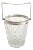 1980s Italian Silver Rimmed Ice Bucket For Sale