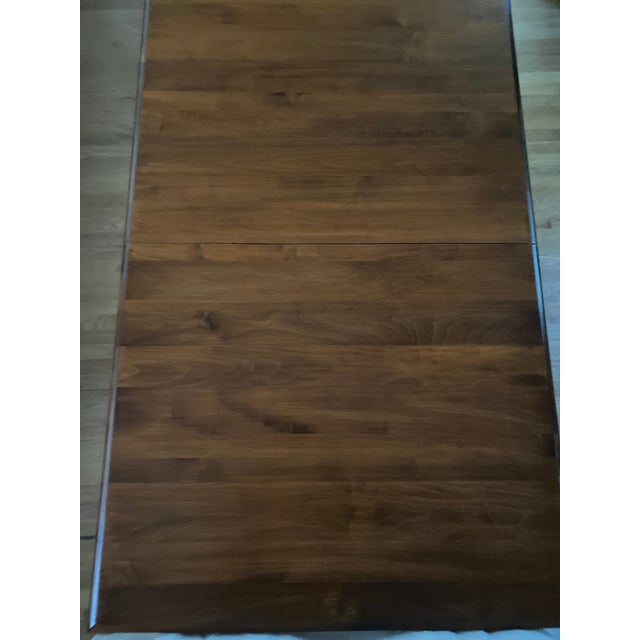 Late 20th Century Ethan Allen Country Crossings "Farm House Style" Dining Table Excellent Condition For Sale - Image 9 of 9