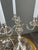 20th Century Louis XV Silver-Plated Metal Candelabra, Set of 2 For Sale - Image 4 of 12