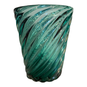 Early 20th Century Paolo Venini Murano Art Glass Vase, “Diamanté”